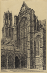 29234 Gezicht vanuit de kruisgang van de Domkerk te Utrecht op de westelijke arm van de kruisgang, het zuidertransept ...